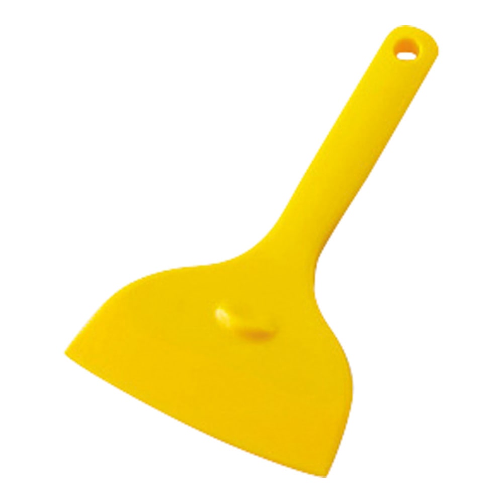 アズワン シリコンヘラ シリコンサラクリーナー 黄 1個 (ご注文単位1個) 【直送品】