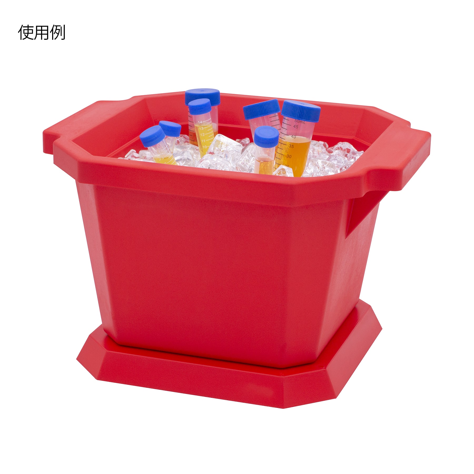 アズワン アイスバケツ (Magic Touch 2 (TM) ) 4L レッドM16807-4003 1個 (ご注文単位1個) 【直送品】