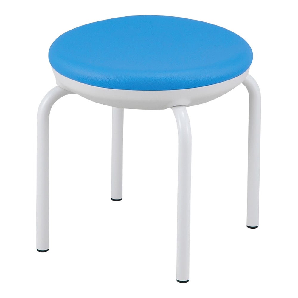 アズワン サスティナブルセレクトチェア (スタッキング仕様) ブルーNVST-BLU 1個 (ご注文単位1個) 【直送品】