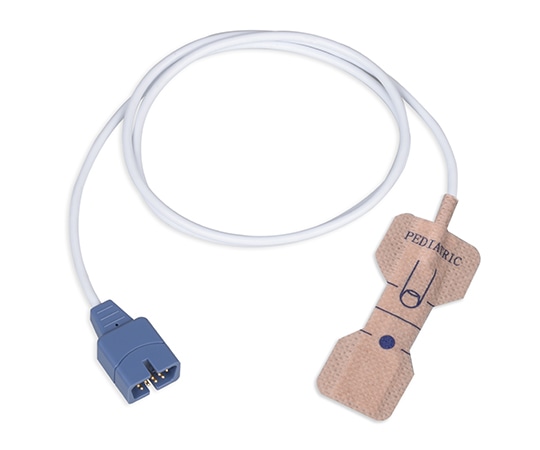 アズワン ディスポーザブルSpO2センサ (ネルコア互換) /小児 不織布 24本入NU523-01XP 1箱 (ご注文単位1箱) 【直送品】