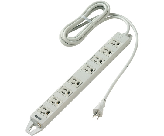 パナソニック OAタップ (接地15A形) 8個口 3m 電源表示・抜け止め形WCH24383H 1個 (ご注文単位1個) 【直送品】