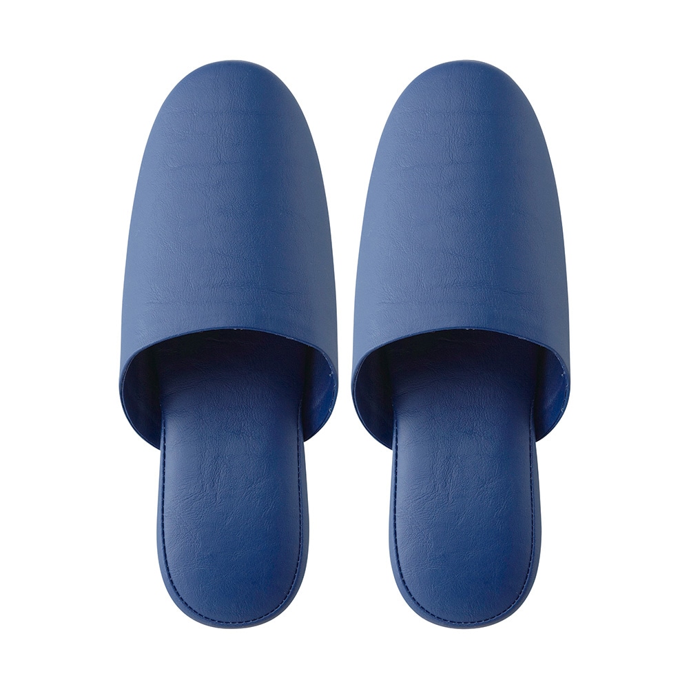 テンダイ 抗菌多機能ビニールスリッパ (かぶり) 23～26cm ネイビー574921 1足 (ご注文単位1足) 【直送品】