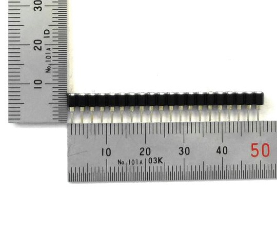 GB 丸ピンICソケット (20ピン×1列) 2.54mmピッチGB-ICS-2520PR 1個 (ご注文単位1個) 【直送品】