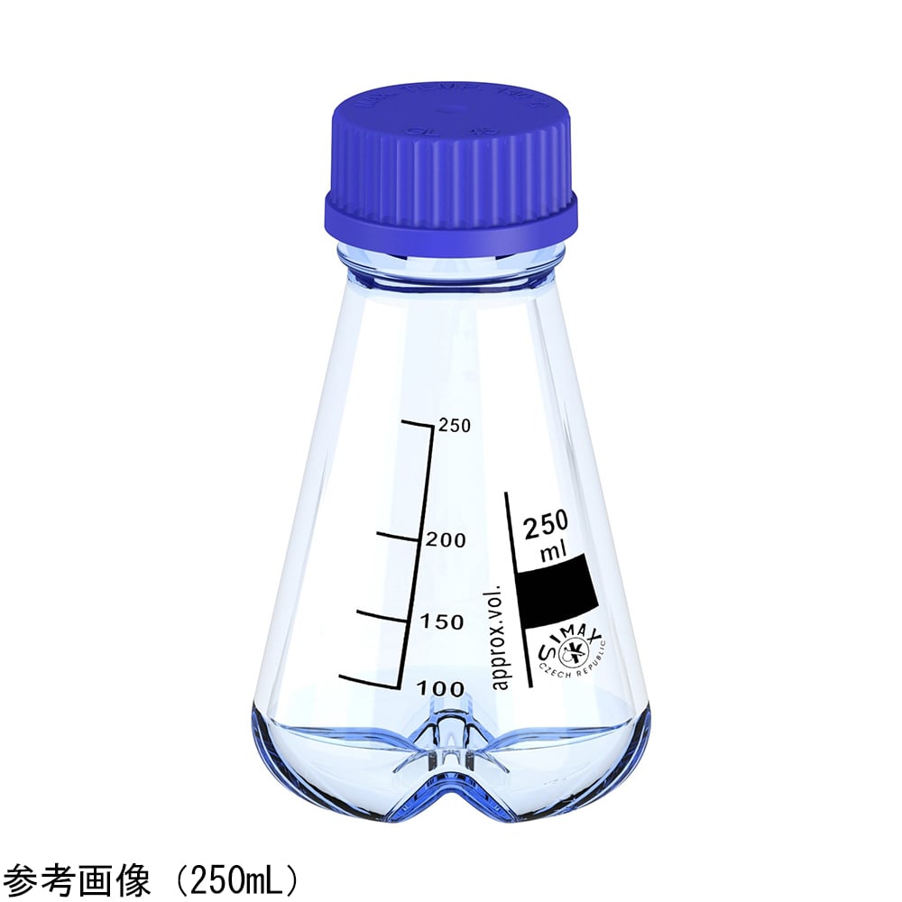 SIMAX バッフル付三角フラスコ 250mL250 1個 (ご注文単位1個) 【直送品】