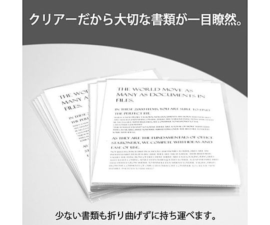 プラス クリアーホルダー A4 0.2mm 100枚パックFL-170HO-100 1パック (ご注文単位1パック) 【直送品】