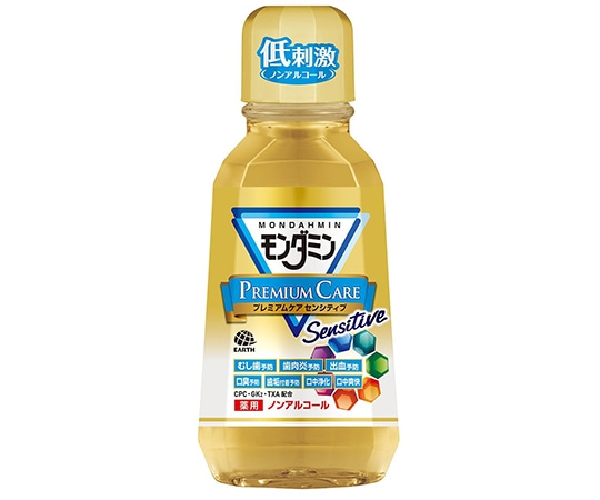 アース製薬 モンダミン プレミアムケア センシティブ 380mL 1個 (ご注文単位1個) 【直送品】