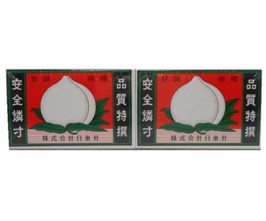 日東社 家庭用マッチ並型 桃印 12個入 1個 (ご注文単位1個) 【直送品】