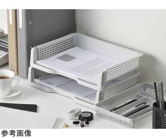 イノマタ化学 A4ラック ヨコ型 グレー#4315 1個 (ご注文単位1個) 【直送品】