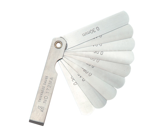 シンワ測定 シックネスゲージ A75mm 9枚組73776 1個 (ご注文単位1個) 【直送品】