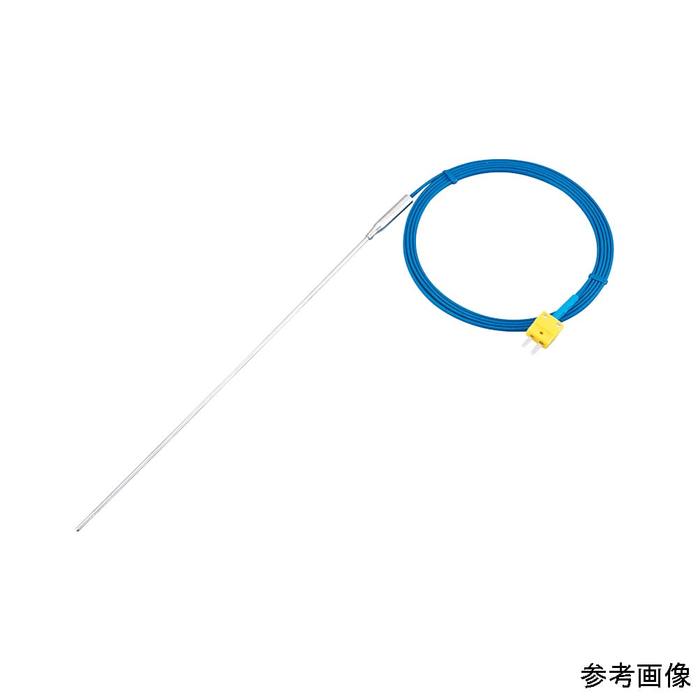 アズワン K熱電対 オメガコネクタタイプ Φ2.3mm 300mmKTO-23300C-TF 1個 (ご注文単位1個) 【直送品】
