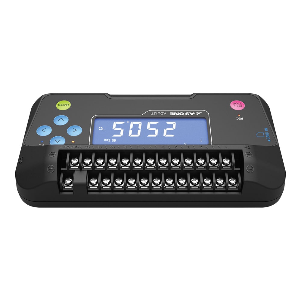 アズワン 12CHデータロガー (温度・電圧・湿度) ADL12T 1台 (ご注文単位1台) 【直送品】