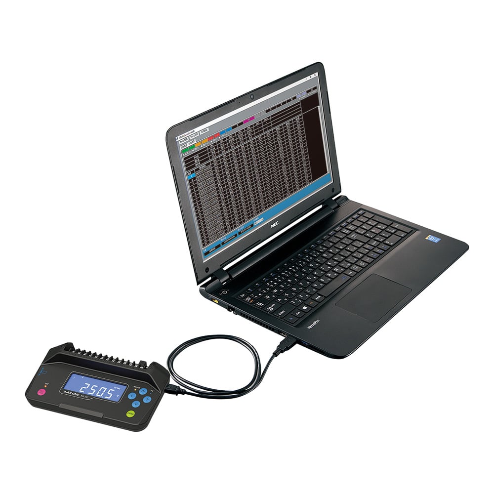 アズワン 12CHデータロガー (温度・電圧・湿度) ADL12T 1台 (ご注文単位1台) 【直送品】