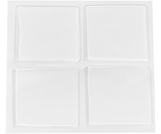 セーフラン安全用品 転倒防止ジェルシール 4枚入J2467 1セット (ご注文単位1セット) 【直送品】