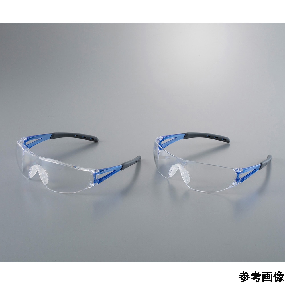 アズワン JIS一眼形軽量保護メガネ (JIS T8147適合) 上部ひさしカバーあり・ストラップありLF-401AS 1個 (ご注文単位1個) 【直送品】