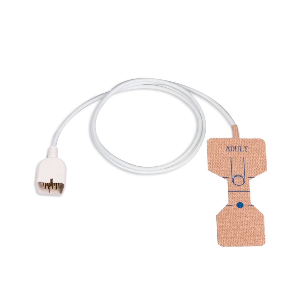 アズワン ディスポーザブルSpO2センサ (日本光電互換) /成人 伸縮不織布 0.9m 24本入NT503-16 1箱 (ご注文単位1箱) 【直送品】