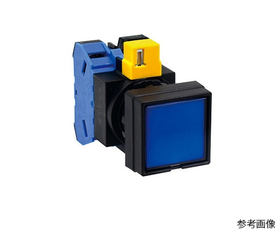 IDEC HWシリーズ照光押ボタンスイッチΦ22 (角平形LED) (モメンタリ形) HW2L-M111Q4S 1個 (ご注文単位1個) 【直送品】