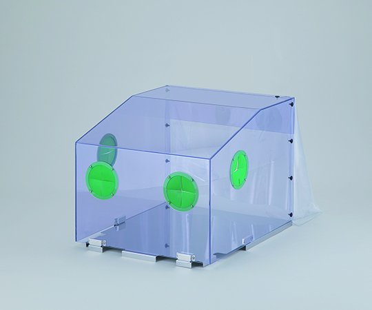 アズワン エアロゾルボックス (マニュアルストレッチャー対応) スタンダードタイプ 1個 (ご注文単位1個) 【直送品】