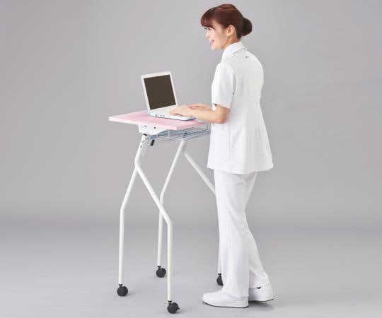 アズワン ネスティングカート (ハイタイプ) 網棚あり ピンクTN-NPS 1個 (ご注文単位1個) 【直送品】