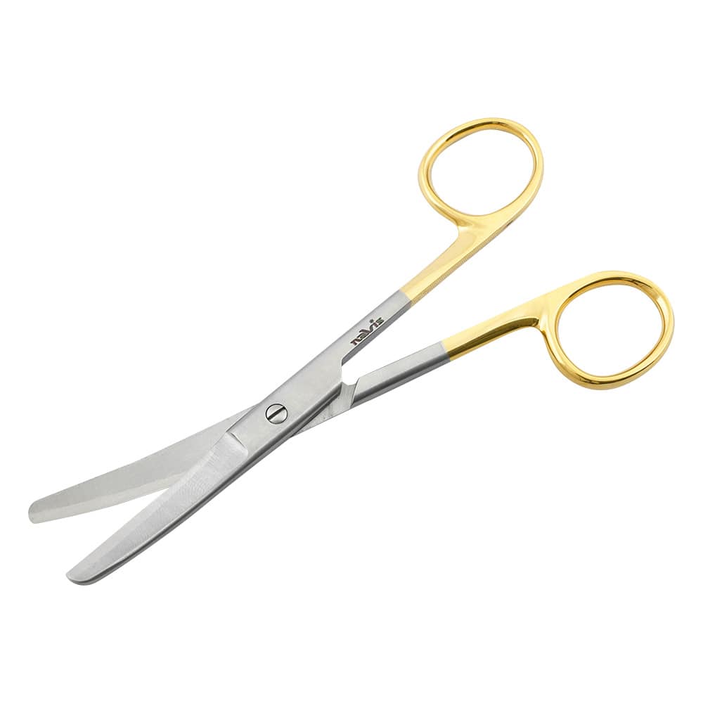 アズワン TC外科剪刀 (超鋼チップ付) 両鈍・反 145mm05-013-145 1本 (ご注文単位1本) 【直送品】