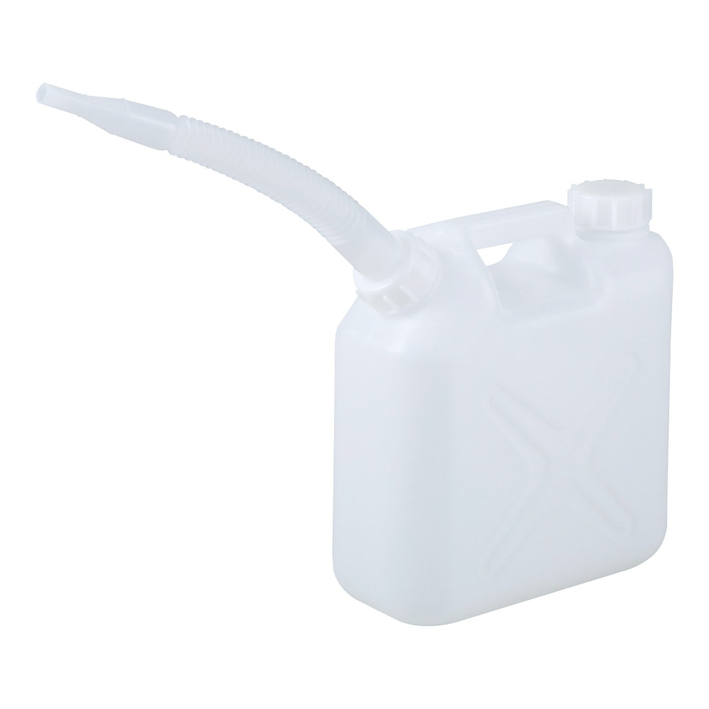 アズワン 廃液回収容器 (チューブ接続キャップ用) 5L容器本体 2口 ジャバラノズル付5L-BL2口 1個 (ご注文単位1個) 【直送品】