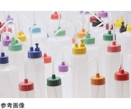 安元化成 NT洗浄瓶B型 ライトバイオレット 500mL 1本 1本 (ご注文単位1本) 【直送品】