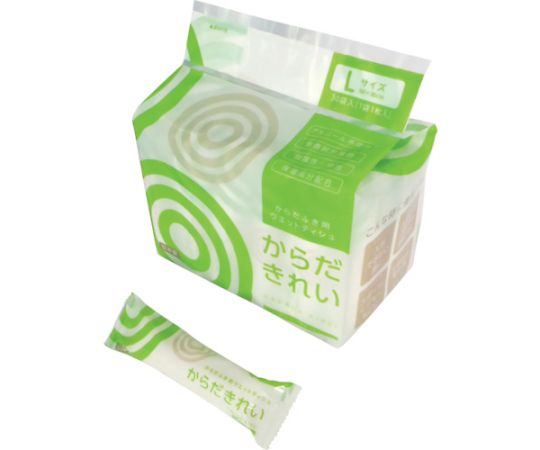 トーヨ クリーンウェット からだきれい L 1パック (30個入) 256080 1パック (ご注文単位1パック) 【直送品】