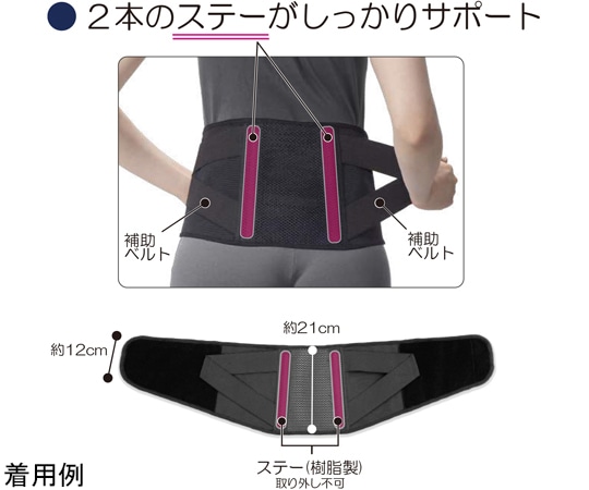 竹虎 ランバックソフトⅡ ブラック M034073 1枚 (ご注文単位1枚) 【直送品】