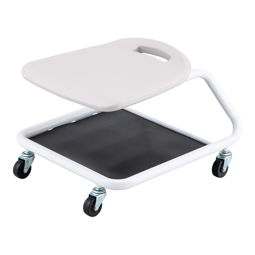 アズワン 棚付きワーキングチェアNV-TAC30W 1個 (ご注文単位1個) 【直送品】