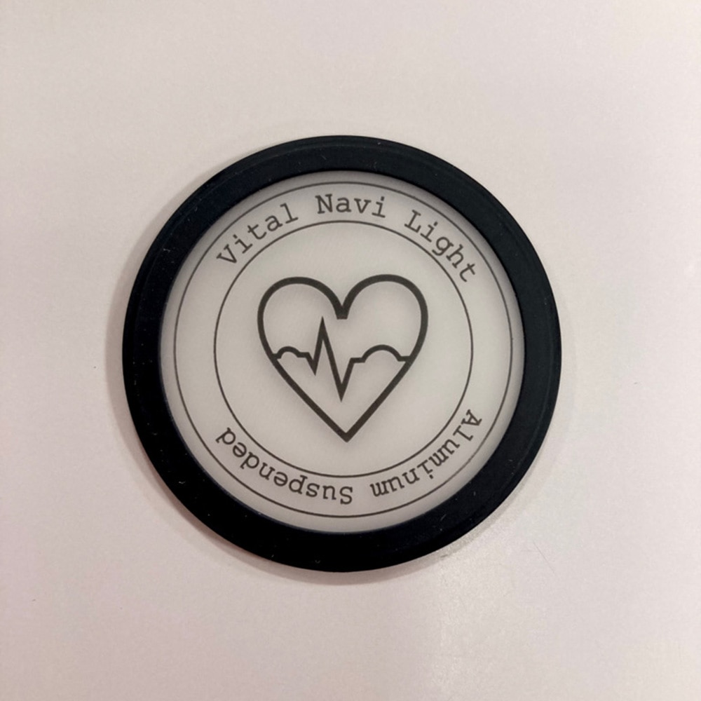 アズワン バイタルナビ聴診器 ライト サスペンデッド・オプション 交換用ダイアフラム ブラック 1個 (ご注文単位1個) 【直送品】