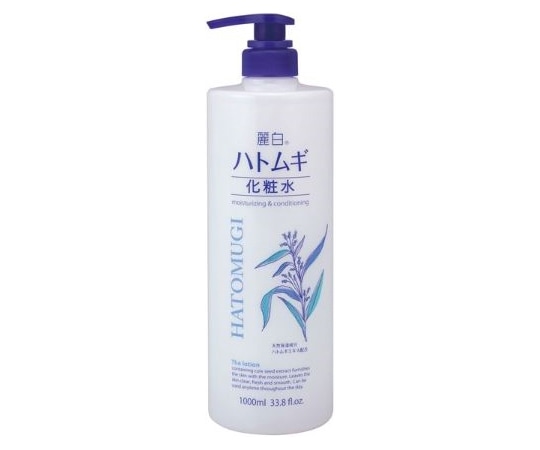 熊野油脂 麗白 ハトムギ化粧水 本体 大容量サイズ 1L 1個 (ご注文単位1個) 【直送品】