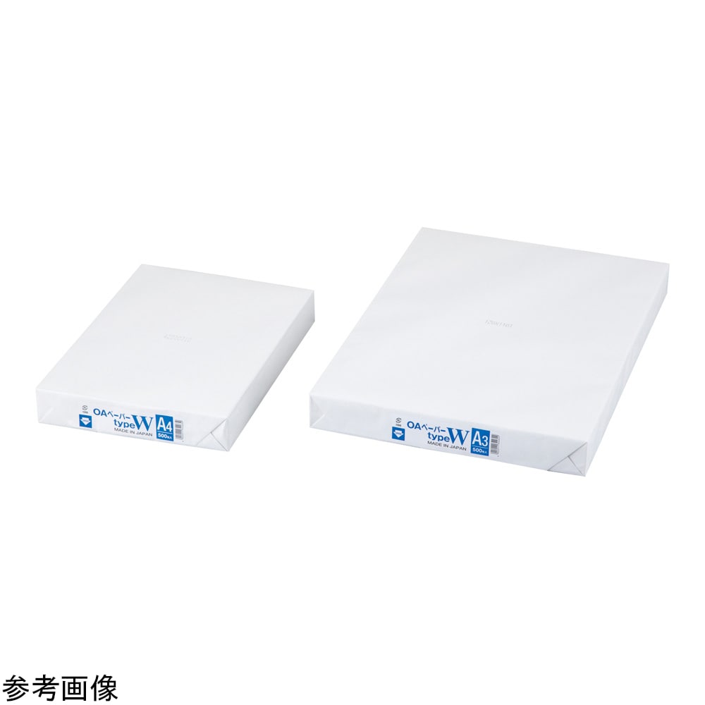 アズワン ナチュラル色コピー用紙 OAペーパーtypeW A4 500枚×5冊入 1箱 (ご注文単位1箱) 【直送品】
