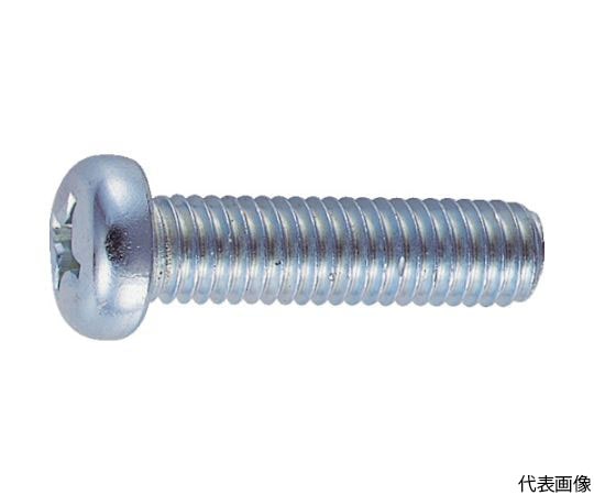 アズワン ナベ頭小ねじ ユニクロ 全ネジ M4×30 120本入B01-0430 1パック (ご注文単位1パック) 【直送品】