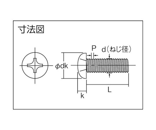 アズワン ナベ頭小ねじ ユニクロ 全ネジ M4×30 120本入B01-0430 1パック (ご注文単位1パック) 【直送品】
