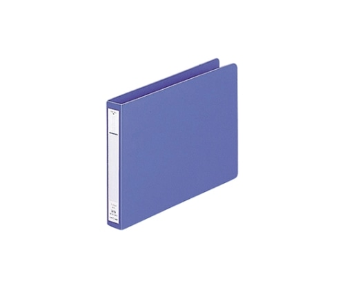 LIHITLAB パンチレスファイル＜HEAVY DUTY＞ 9藍 F-374F374-9 1冊 (ご注文単位1冊) 【直送品】