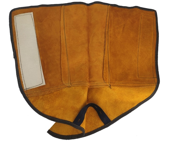 セーフラン安全用品 溶接用牛革靴カバー 最長部約27cm イエローJ2354 1双 (ご注文単位1双) 【直送品】