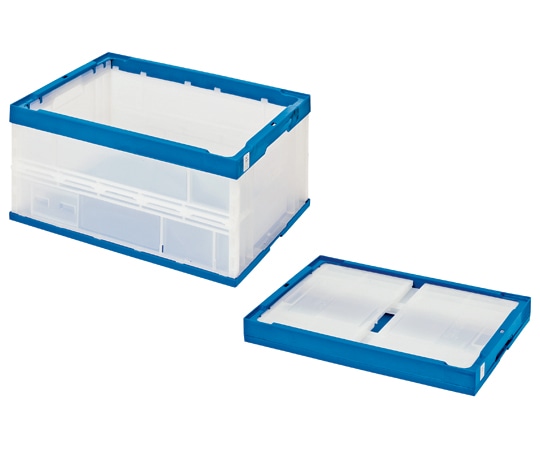 セキスイ エコタイプオリタタミコンテナ 50L透明タイプ 1個STS5DB 1個 (ご注文単位1個) 【直送品】