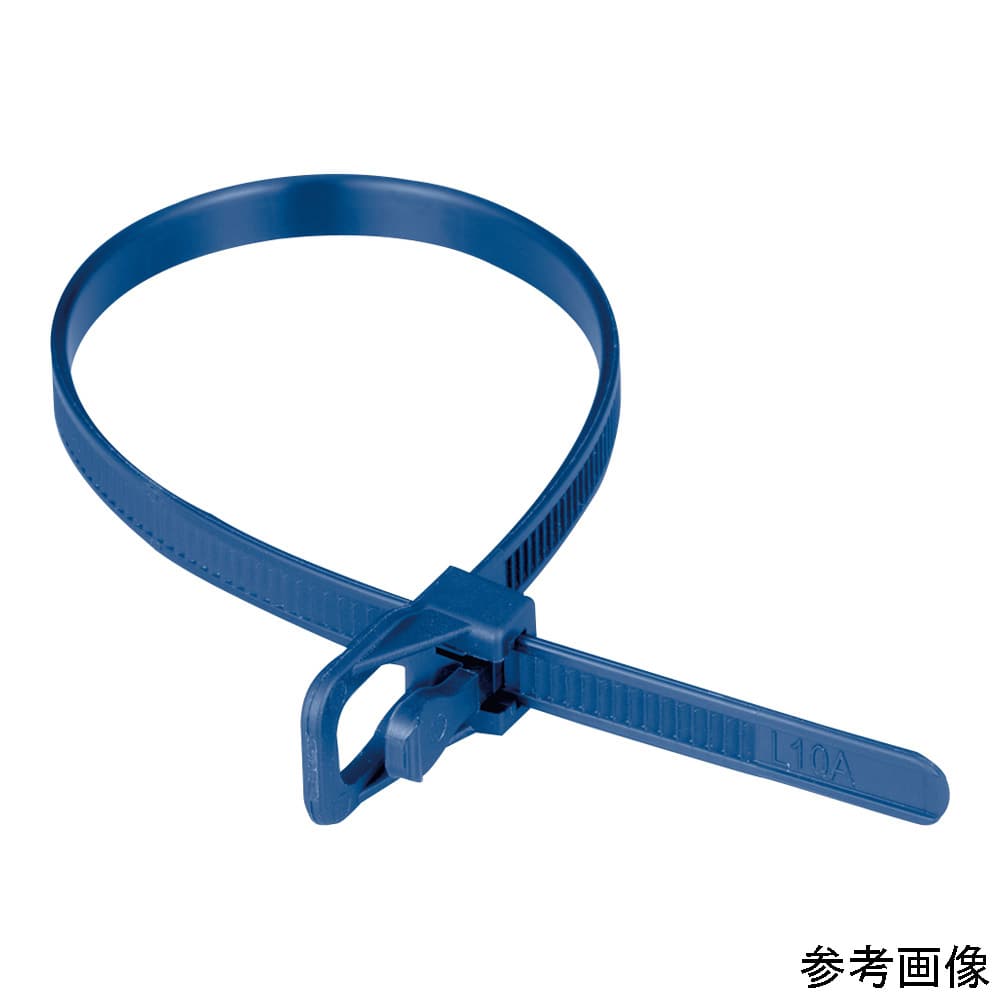 Retyz リピートタイ (金属検知タイプ) 4.8×152mm 1袋 (20個入) EVT-M06BL-HA 1袋 (ご注文単位1袋) 【直送品】