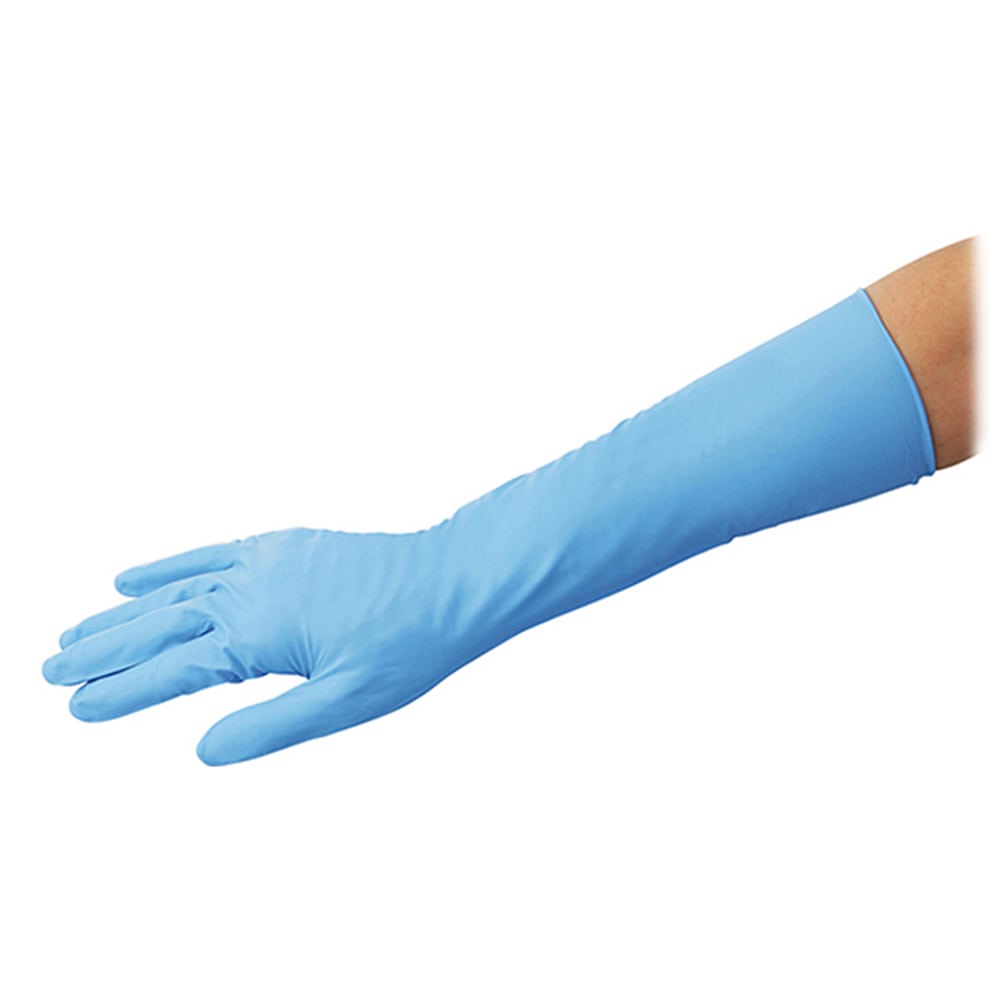 アズワン 【純水洗浄】ニトリスト・スーパーロング L 1箱 (50枚/袋×1袋) 1箱 (ご注文単位1箱) 【直送品】