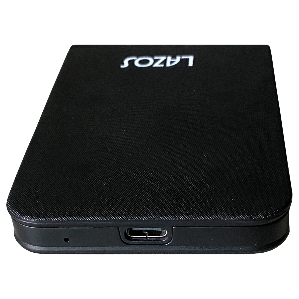 Lazos ポータブル外付けSSD 256GB 5個入L-S256-B 1箱 (ご注文単位1箱) 【直送品】