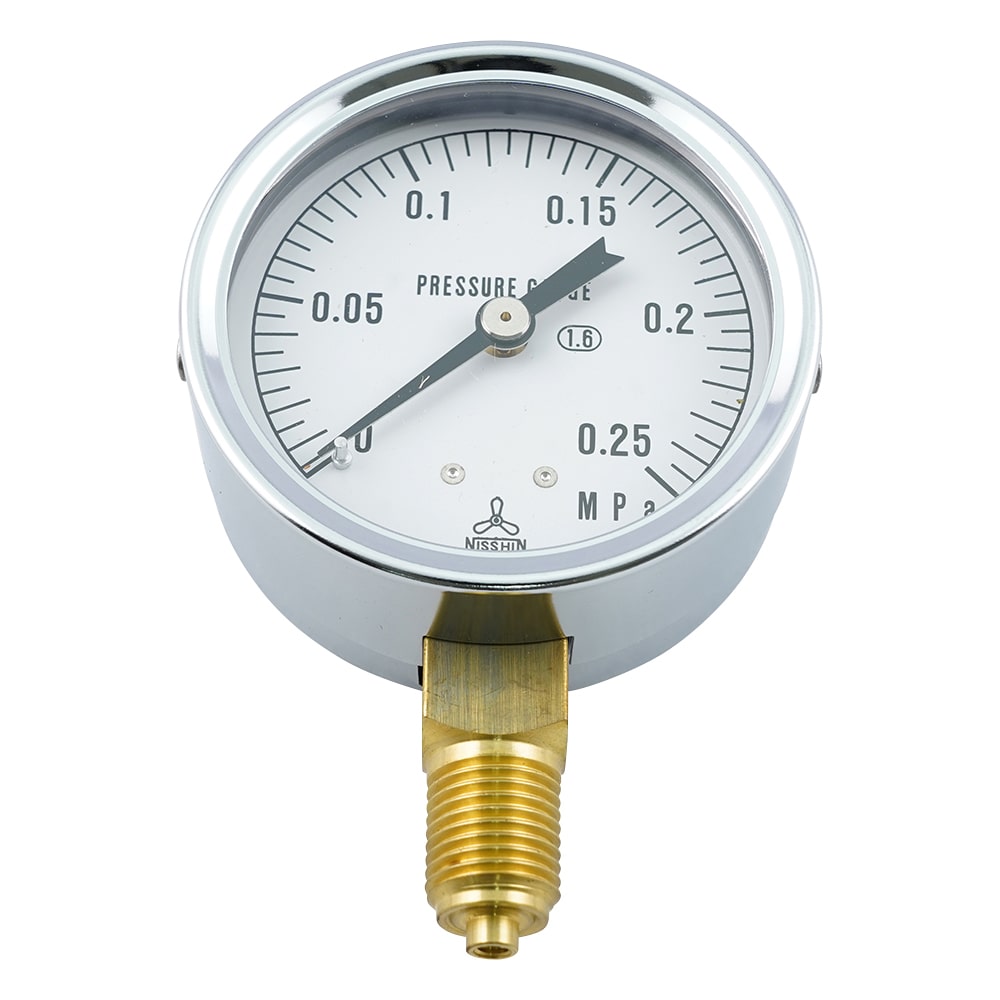 アズワン 汎用圧力計A形 φ60 G1/4B0.25 1個 (ご注文単位1個) 【直送品】