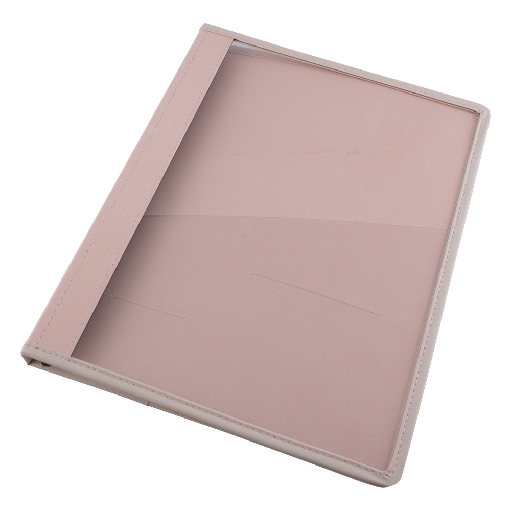 アズワン カルテブック X型・30穴 ピンク 背幅20mmNSC-420-30 1冊 (ご注文単位1冊) 【直送品】