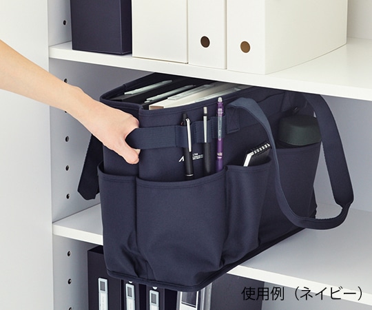 LIHITLAB ALTNA ツールバッグ (ヨコ型) ブラックA-7750 1個 (ご注文単位1個) 【直送品】