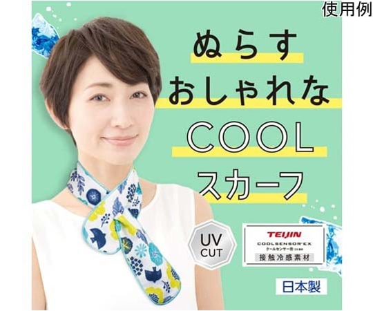 白元アース アイスノン ふって極冷えスカーフ ノルディックフラワー 1枚 (ご注文単位1枚) 【直送品】