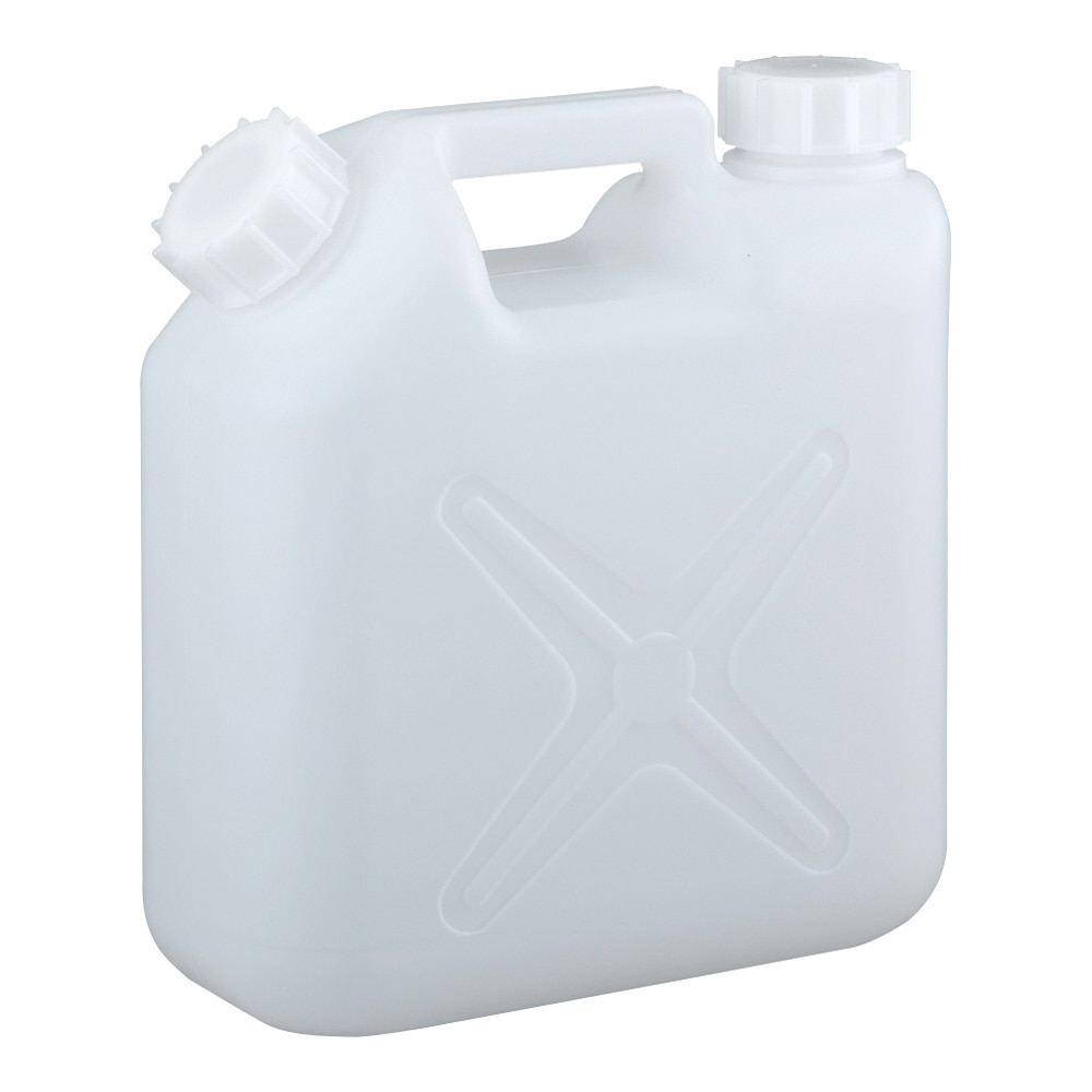 アズワン 廃液回収容器 (チューブ接続キャップ用) 5L容器本体 2口 ジャバラノズルなし5L-BL2口 J無し 1個 (ご注文単位1個) 【直送品】