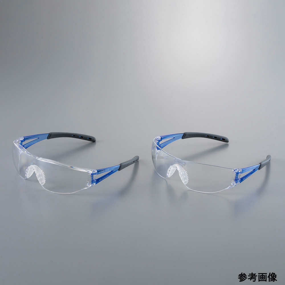 アズワン JIS一眼形軽量保護メガネ (JIS T8147適合) 上部ひさしカバーあり・ストラップなしLF-401A 1個 (ご注文単位1個) 【直送品】