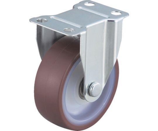 ワコーパレット エアーキャスター (固定車) 100mm ウレタン車ALR-100-UHF 1個 (ご注文単位1個) 【直送品】