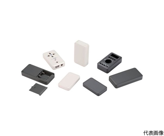 タカチ電機工業 プラスティックケースLC135-F4-W 1個 (ご注文単位1個) 【直送品】