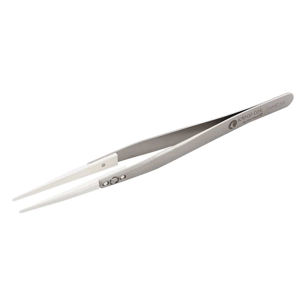 アズワン セラミックチップピンセット SCC洗浄品 140mm2AMZ 1本 (ご注文単位1本) 【直送品】