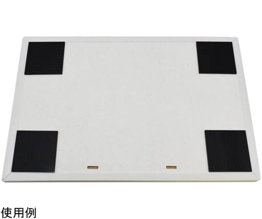 マグエックス 超強力マグネットシート 滑り止め加工 粘着付 カットタイプ 50×50mm 4片付AGWF-4 1片 (ご注文単位1片) 【直送品】