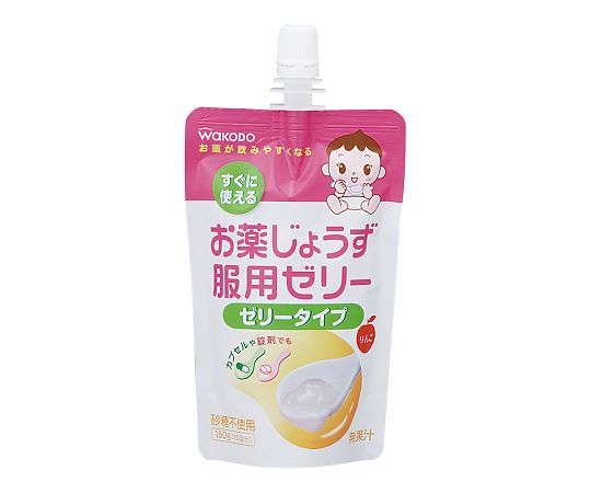 アサヒグループ食品 お薬じょうず服用ゼリー ゼリータイプ りんご 1袋 (ご注文単位1袋) 【直送品】